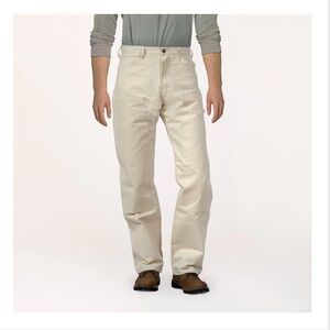 Round House Men's #1101 Natural Drill Double-Front Painter Jean 32x30